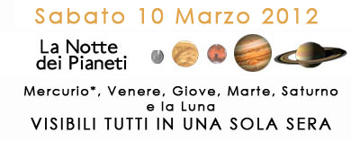 Notte dei Pianeti 2012