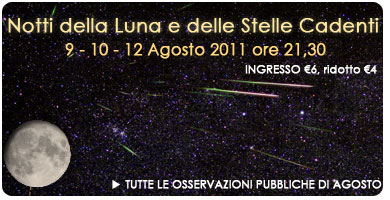 notti di luna e meteore