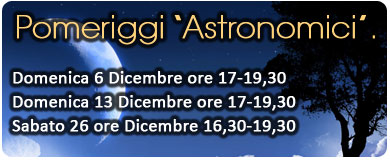 pomeriggi astronomici all'osservatorio
