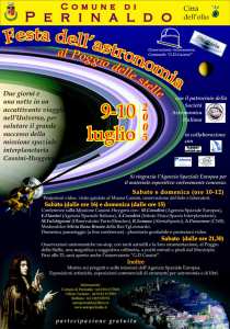 manifesto festa dell'astronomia