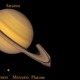 La Luna e le Pleiadi nella notte tra il 19 ed il 20 Settembre 2008.