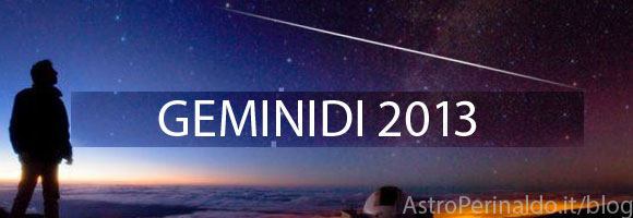 Meteore Geminidi Dicembre 2013