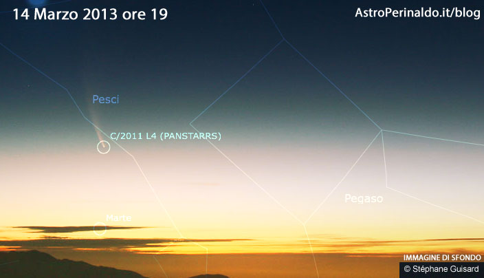 Il Cielo di Marzo 2013: la cometa PanStarrs, pianeti, costellazioni ed eventi celesti.