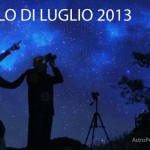 Il Cielo di Luglio 2013: pianeti, costellazioni ed eventi celesti del mese.