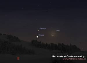 mattina del 16, Luna venere  e mercurio