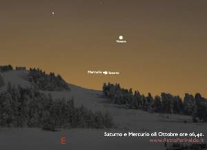 saturno e mercurio 8 ottobre