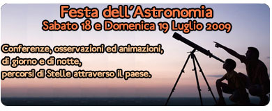 festa dell'astronomia 2009